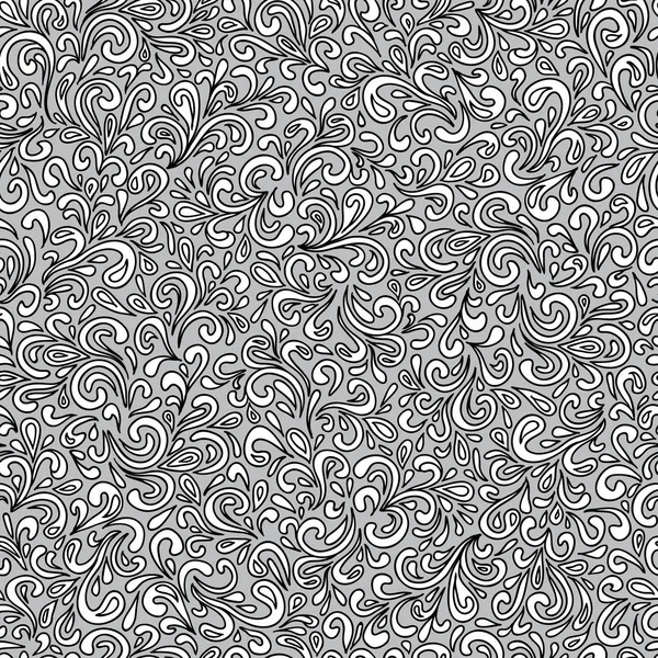 Ondulé motif sans couture doodle — Image vectorielle