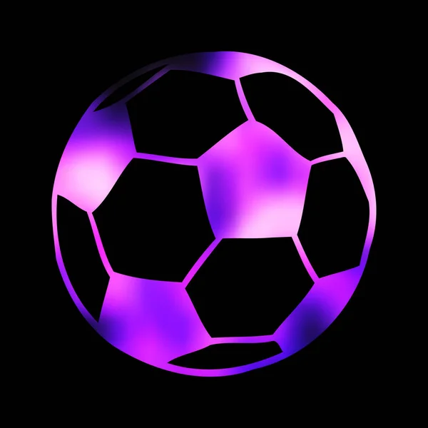 Calcio, illustrazione pallone da calcio — Vettoriale Stock