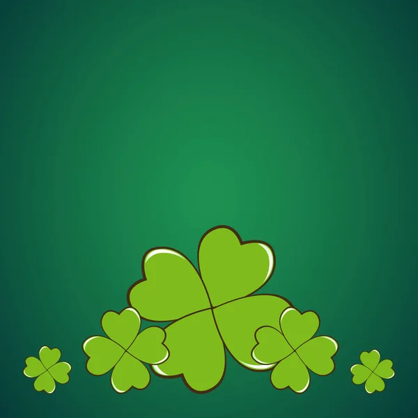 Saint Patrick 's Day Frame Hintergrund — Stockvektor