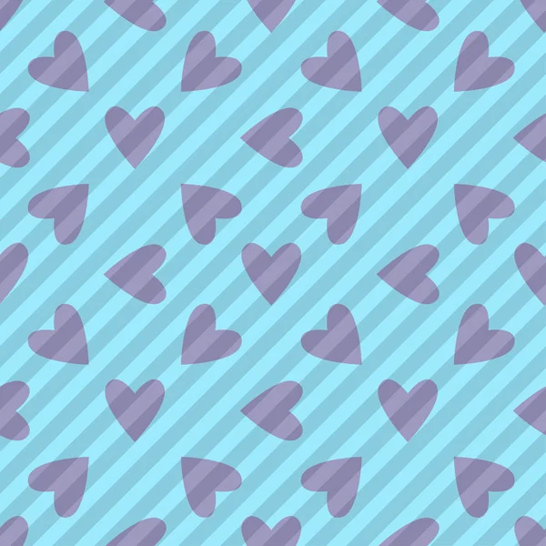 Seamless hearts pattern — Stock Vector