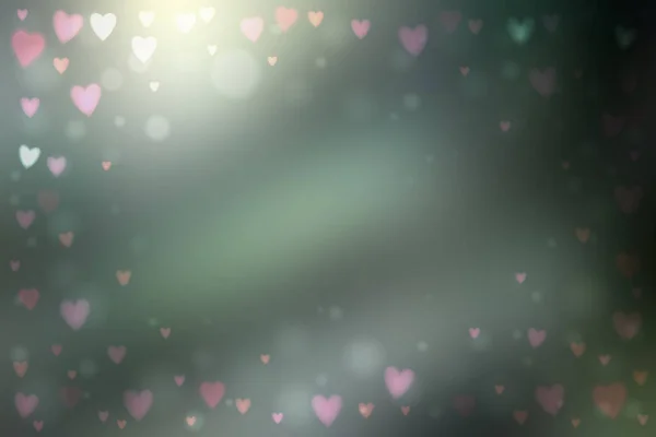 Abstrakt hjärtan ljus bakgrund — Stock vektor