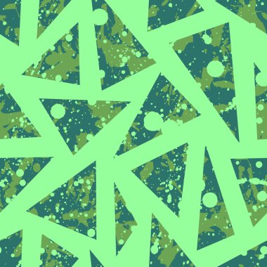 Funky soyut renk boyalar Dikişsiz desen