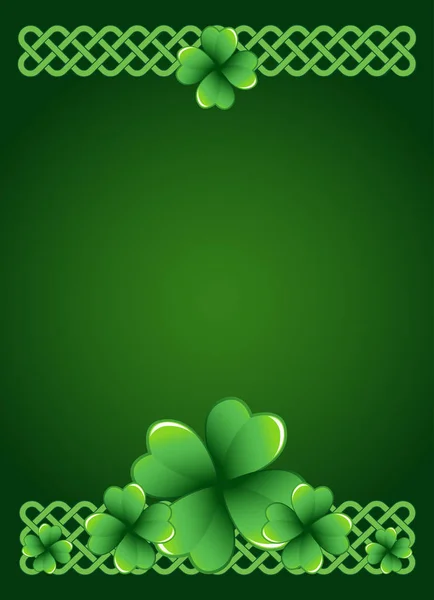 Hintergrund zum St. Patrick 's Day — Stockvektor