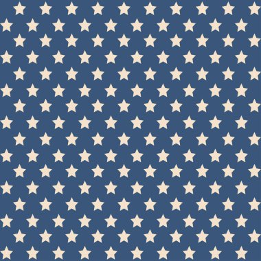 Amerikan vatansever yıldızları klasik renklerde kusursuz desenler. Bağımsızlık günü vektör arkaplanı.