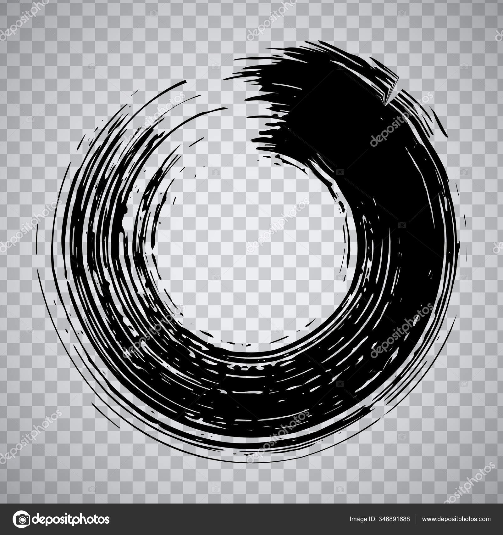Black Grunge Brush Strokes Frame Transparent Background Design Element  Vector Stock Vector by ©de-kay 346891688, image size:1600x1700