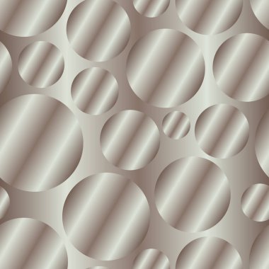 Soluk bronz köşegen eğimli daireler pürüzsüz desen. Soyut modern vektör arkaplanı. Parlak metal uçsuz bucaksız duvar kağıdı.