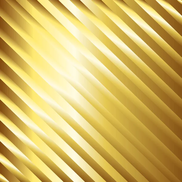 Golden Gradient Diagonal Stripes Pattern Abstract Modern Vector Background Shiny — Stock Vector
