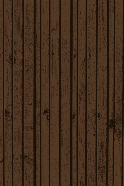 Grunge Bois Superposition Texture Verticale Illustration Vectorielle Fond Couleur Brun — Image vectorielle