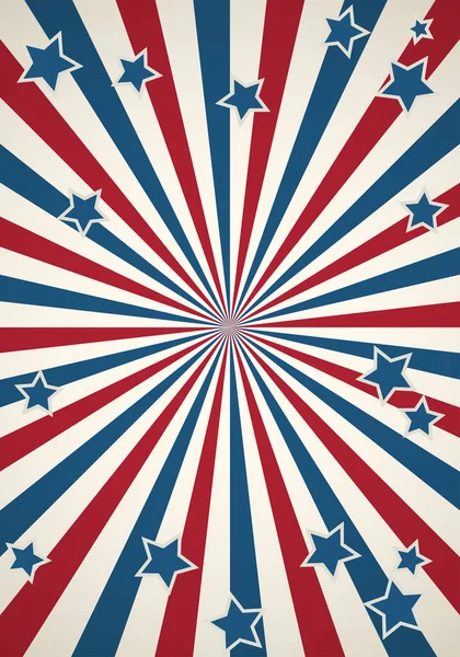 Sfondo Patriottico Americano Stati Uniti Giorno Indipendenza Disegno Carta Parati — Vettoriale Stock