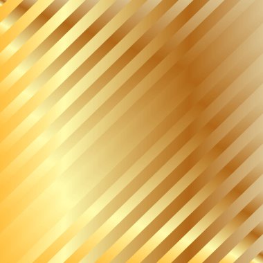 Altın gradyan köşegen çizgili desen. Soyut modern vektör arkaplanı. Parlak metal duvar kağıdı.
