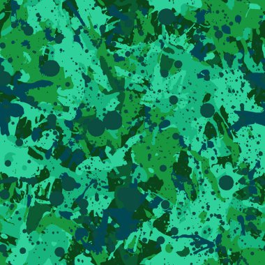 Yeşil renksiz desen, soyut çok renkli vektör arkaplan. Tekstil, kumaş, ambalaj kağıdı için renkli tasarım duvar kağıdı.