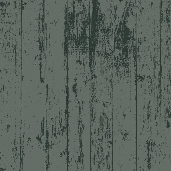 Grunge Holz Überlagert Quadratische Textur Vektor Illustrationshintergrund Dunkelgedecktem Grün Naturbelassene — Stockvektor