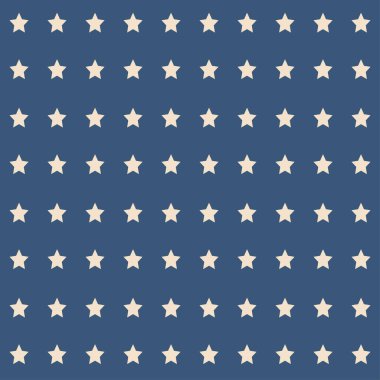 Amerikan vatansever yıldızları klasik renklerde diziliyorlar. Bağımsızlık günü vektör arkaplanı.