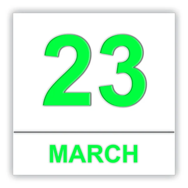 23 марта. День в календаре . — стоковое фото