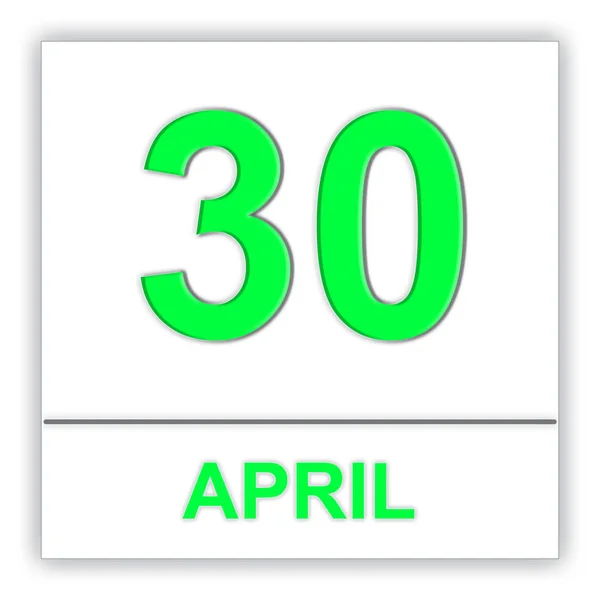 29 de abril. Día en el calendario . — Foto de Stock