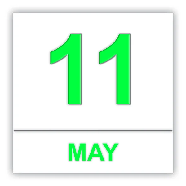 May 11. Day on the calendar. — Stock Photo, Image