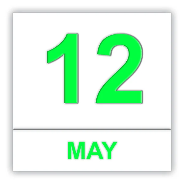 12 мая. День в календаре . — стоковое фото