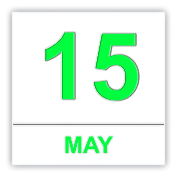 15 maja. dzień w kalendarzu. — Zdjęcie stockowe