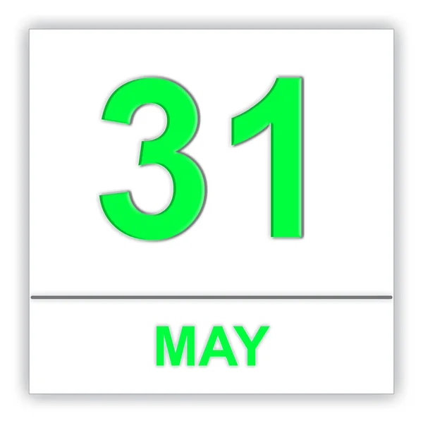 31 de mayo. Día en el calendario . —  Fotos de Stock