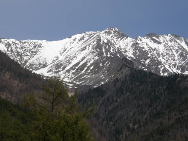 En yüksek. Doğu Sayan Dağları. Buryatia Cumhuriyeti.
