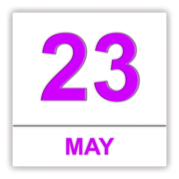 23 de mayo. Día en el calendario . —  Fotos de Stock