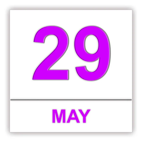 May 29. Day on the calendar. — Stock Photo, Image