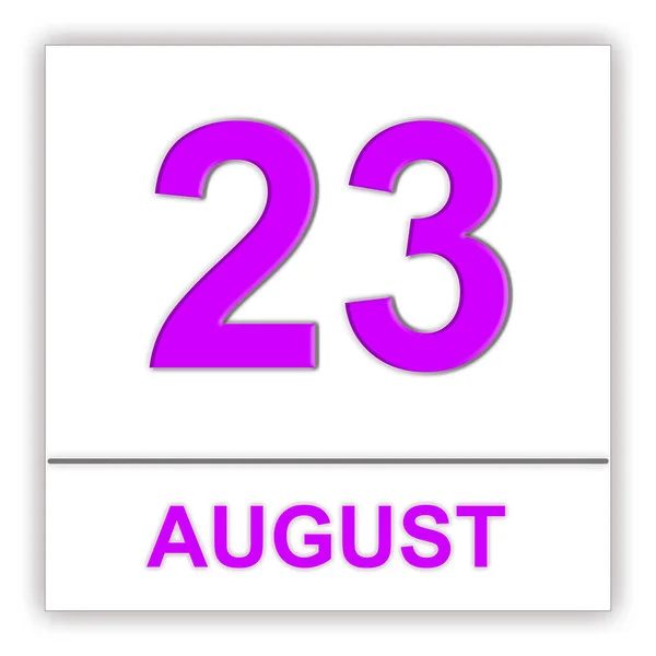 23 августа. День в календаре . — стоковое фото