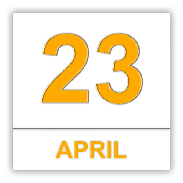 23 de Abril. Dia no calendário . — Fotografia de Stock