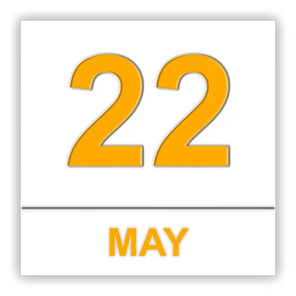 22 мая. День в календаре . — стоковое фото