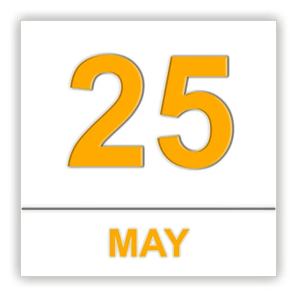 25 de mayo. Día en el calendario —  Fotos de Stock