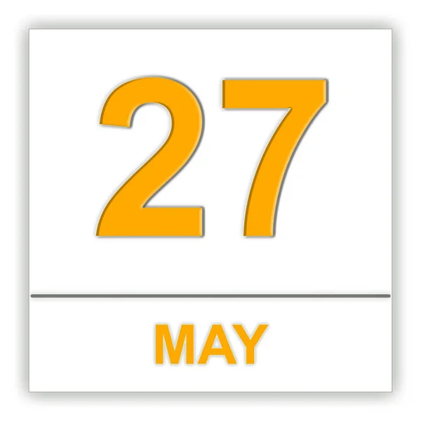 27. Mai im Kalender. — Stockfoto