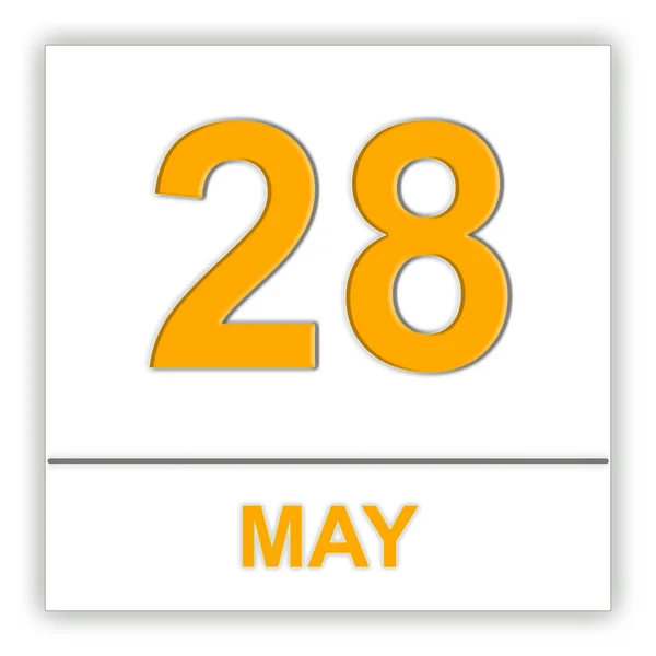 28 Μαΐου. ημέρα στο ημερολόγιο — Φωτογραφία Αρχείου