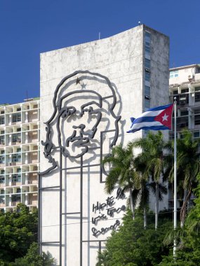 Havana, Küba - 3 Kasım 2015: Ernesto Che Ulusal Anıtı