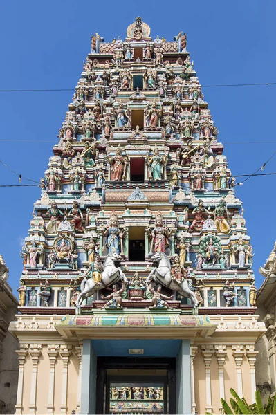 Σρι Mahamariamman ινδουιστικό ναό στην Chinatown. Κουάλα Λουμπούρ, Μαλαισία — Φωτογραφία Αρχείου