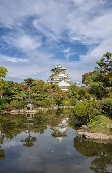 Château d'Osaka en automne, Japon — Photo