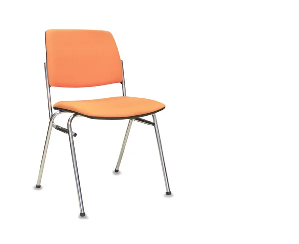 The orange office chair. Isolated — Stock Photo, Image