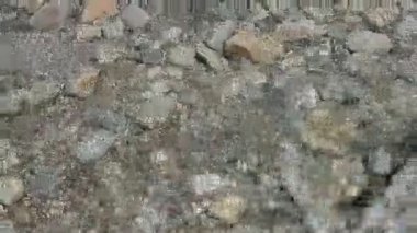 Akdeniz'in en güzel çakıl plaj dalgalar
