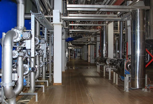 Filter system at a large beer company — Stock Photo, Image