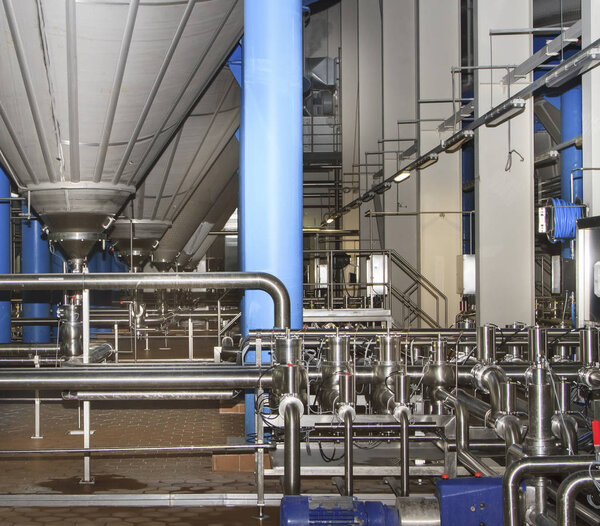 filter system at a large beer company