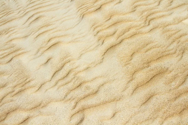 Texture jaune des dunes de sable gros plan — Photo