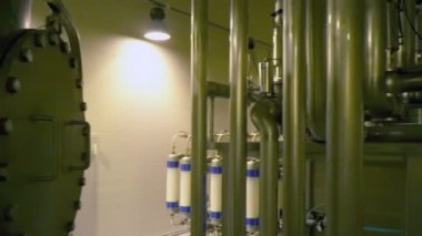 Büyük bira şirketi modern filtre sistemi