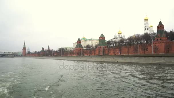 Перегляд Grand Кремлівського Палацу — стокове відео