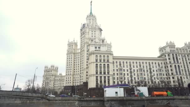 Sightseeing Tour Moscow River — Stock Video