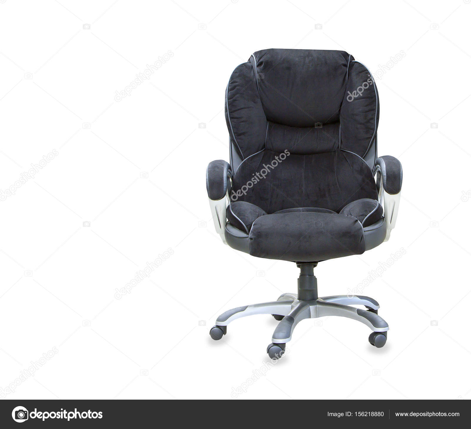 The Office Chair From Black Cloth Isolated Stock Photo Kurganov The Office Chair From Black Cloth Isolated Stock Photo