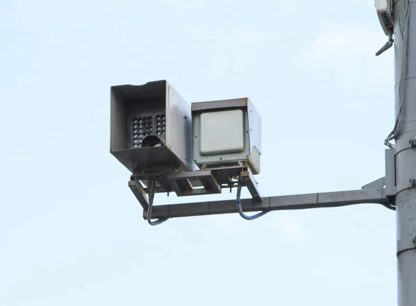 Speed Control Camera Pole — Stock Photo, Image