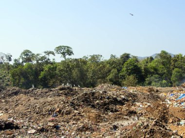 Büyük çöp döküm atıkları