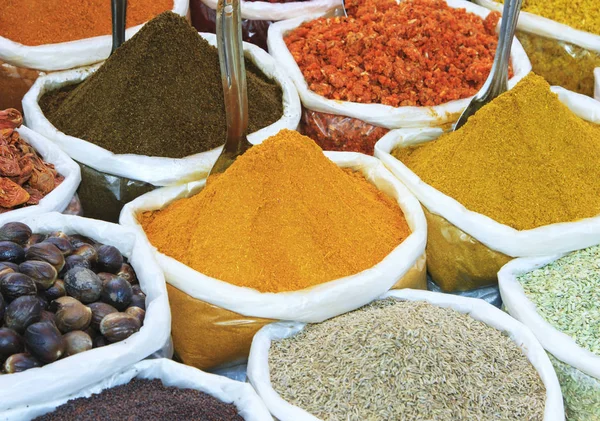 Assortment of powder spices — Stock Photo, Image