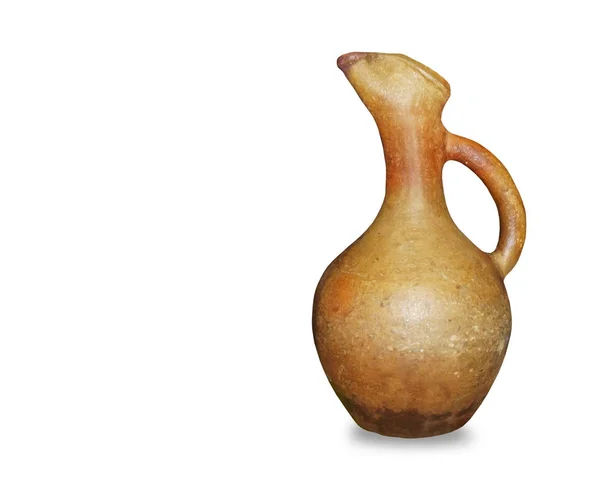 Georgian ancient ceramic jug made of clay for wine — Stock Photo, Image