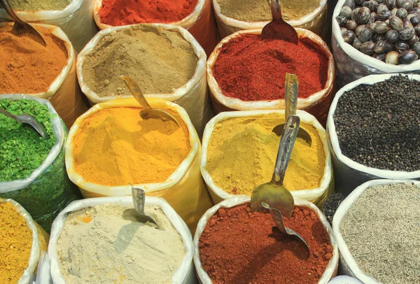 Assortment of powder spices — Stock Photo, Image