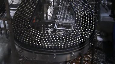 Su şişeleme makine için modern konveyör 